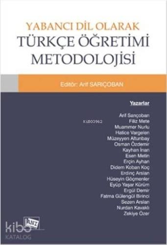 Yabancı Dil Olarak Türkçe Öğretimi Metodolojisi