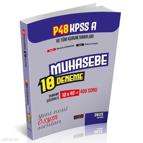 P48 KPSS A Grubu Maliye 10 Deneme