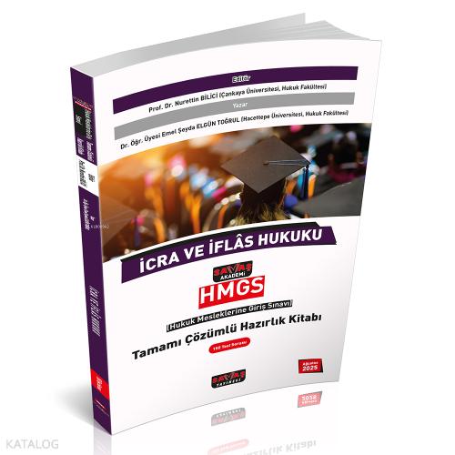 2025 HMGS İcra ve İflas Hukuku Hazırlık Kitabı Çözümlü