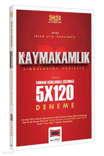 Yargı Yayınları 2024 Kaymakamlık Tamamı Açıklamalı Çözümlü 5x120 Deneme Komisyon 25 İndirim