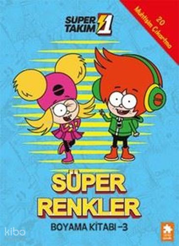 Süper 1 Takım Süper Renkler Boyama Kitabı 3