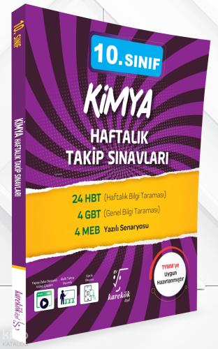 10 Sınıf Kimya Haftalık Takip Sınavları