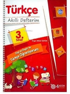 4 Adım Yayınları 3 Sınıf Türkçe Akıllı Defterim