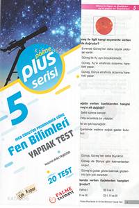 6 Sınıf Maarif Serisi Fen Bilimleri Haftalık Deneme 41 Föy