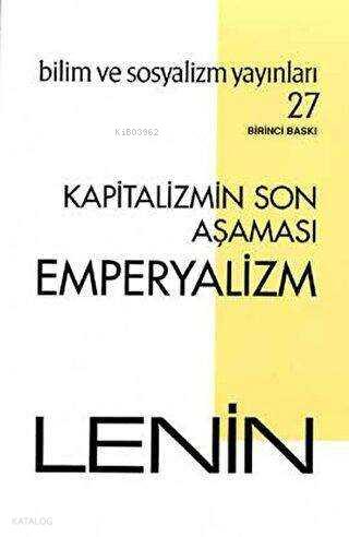 Kapitalizmin Son Aşaması Emperyalizm