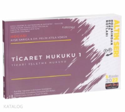 2026 Ticaret Hukuku Konu Anlatımı