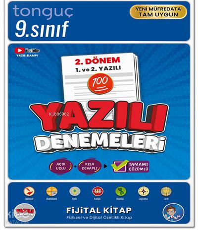 9 Sınıf Yazılı Denemeleri 2 Dönem 1 ve 2 Yazılı