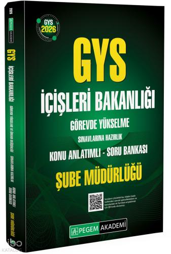 GYS İçişleri Bakanlığı Görevde Yükselme Sınavlarına Hazırlık Konu Anlatımlı Soru Bankası Şube Müdürlüğü