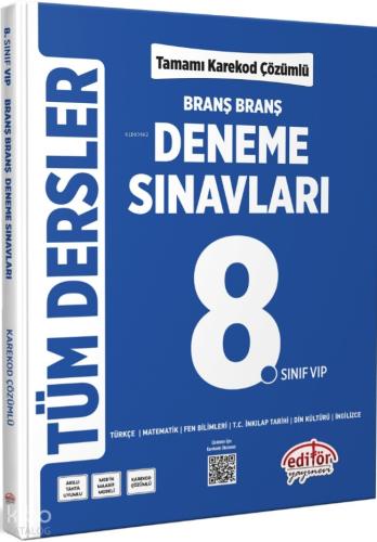 8 Sınıf Tüm Dersler Ünite Ünite Deneme Sınavları Çözümlü