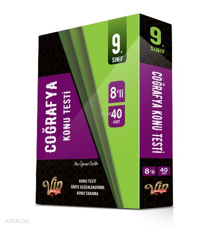 Vip 9 Sınıf Coğrafya Kutu Test