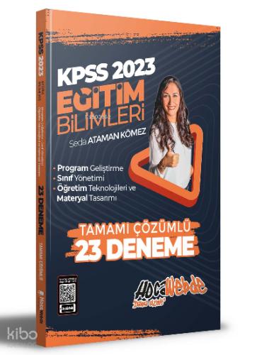2023 KPSS Eğitim Bilimleri Program Geliştirme Sınıf Yönetimi Öğretim Teknolojileri ve Materyal Tasarımı Tamamı Çözümlü 23 Deneme Sınavı