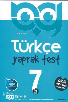 8 Sınıf Türkçe Yaprak Test