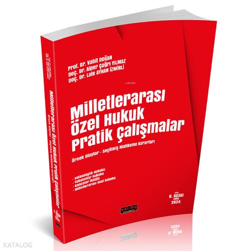Savaş Yayınları 2024 Milletlerarası Özel Hukuk Pratik Çalışmalar 8 Baskı Vahit Doğan