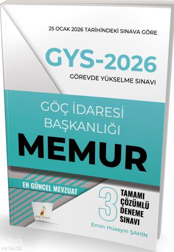 GYS 2026 Görevde Yükselme Sınavı Göç İdaresi Başkanlığı Şef Tamamı Çözümlü 3 Deneme Sınavı