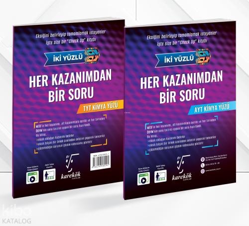 TYT AYT Her Kazanımdan Bir Soru Kimya