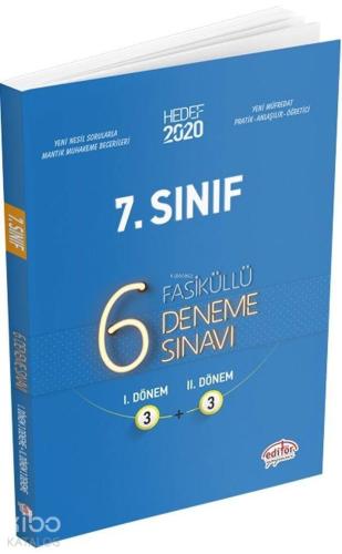 Editör Yayınları 7 Sınıf Çözümlü 6 Fasikül Deneme Sınavı