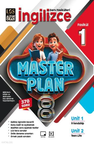 8 Sınıf İngilizce Master Plan 1 Fasikül