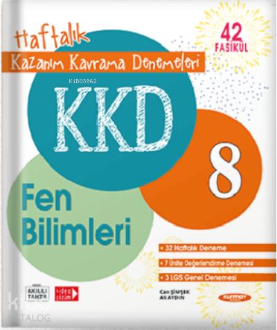Kazanım Kavrama Denemeleri 8 Fen Bilimleri 42 Fasikül Kurmay ELT