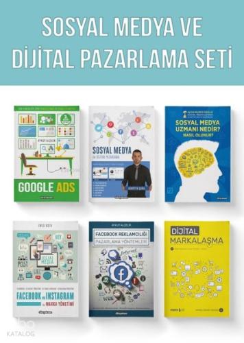 Sosyal Medya ve Dijital Pazarlama Seti 6 Kitap Takım