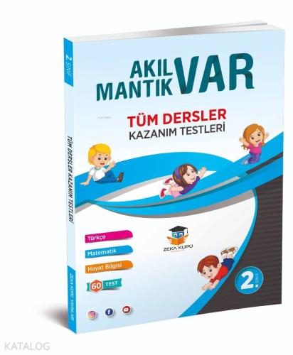 Zeka Küpü Yayınları 2 Sınıf Tüm Dersler Akıl Var Mantık Var Kazanım Testleri Zeka Küpü