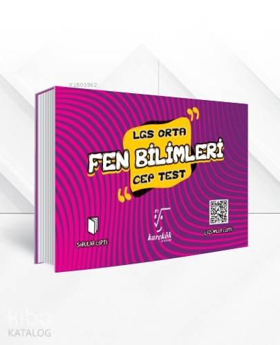Karekök Yayınları 8 Sınıf LGS Fen Bilimleri Orta Cep Test