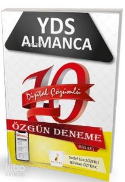 Pelikan Yayınları YDS Almanca Dijital Çözümlü Çek Kopart 10 Özgün Deneme Sınavı
