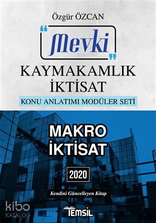Mevki Makro İktisat Kaymakamlık İktisat 2020