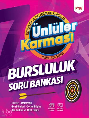 Ünlüler Karması 7 Sınıf İOKBS Bursluluk Tüm Dersler Soru Bankası