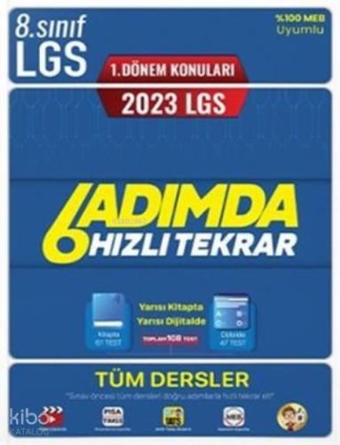 2023 LGS 1 Dönem 6 Adımda Tüm Dersler Hızlı Tekrar
