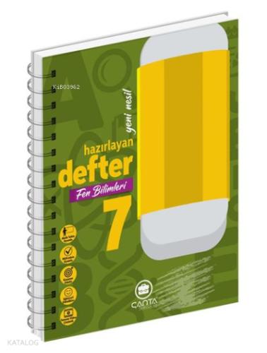 Çanta Yayınları 7 Sınıf Fen Bilimleri Okula Yardımcı Hazırlayan Defter