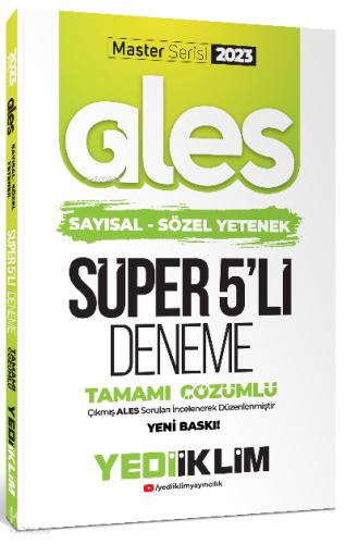 Yediiklim 2023 Master Serisi Ales Sözel Yetenek Tamamı Çözümlü Soru Bankası Komisyon 25 İndirim