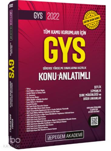 2022 Tüm Kurumlar İçin Görevde Yükselme Sınavı Konu Anlatımlı