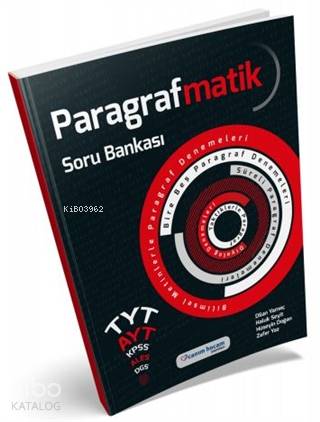 Canım Hocam Yayınları Paragrafmatik Soru Bankası TYT AYT KPSS ALES DGS