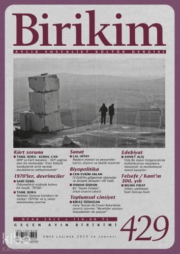 Birikim Aylık Sosyalist Kültür Dergisi Sayı 429 Ocak 2025