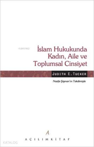 İslam Hukukunda Kadın Aile ve Toplumsal Cinsiyet
