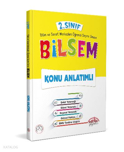 Editör Yayınları 2 Sınıf Bilsem Konu Anlatımı