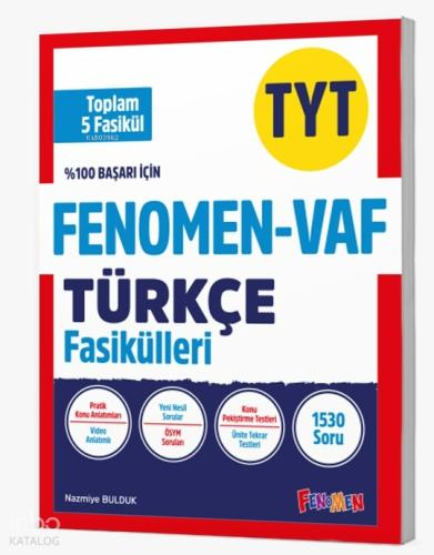 Fenomen Okul Yayınları AYT VAF Kimya Fasikülleri Seti