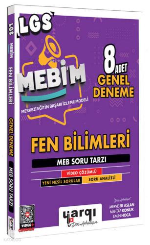 8 Sınıf LGS MEBİM Fen Bilimleri 8 Adet Genel Deneme
