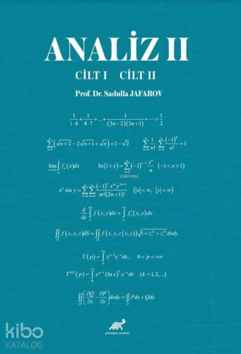Analiz II Cilt I Cilt II