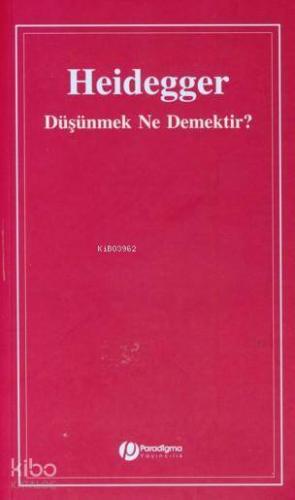 Düşünmek Ne Demektir