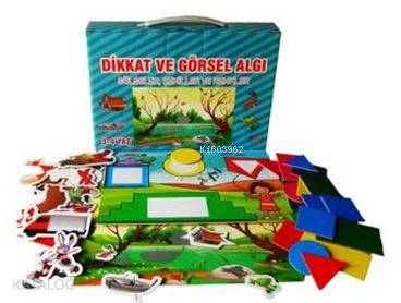 Dikkat ve Görsel Algı 3 4 yaş grubu Gölgeler Renkler ve Şekiller
