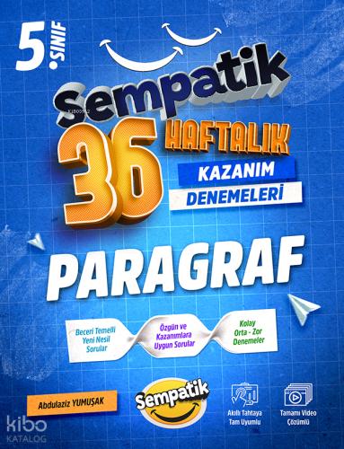 5 Sınıf Paragraf 36 Haftalık Kazanım Denemeleri