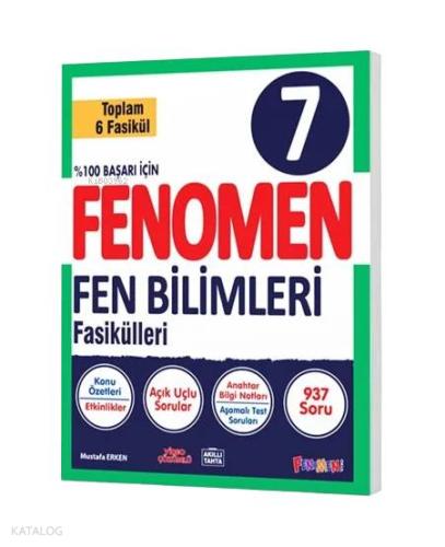 Fenomen Okul Yayınları 7 Sınıf Fen Bilimleri Fasikülleri