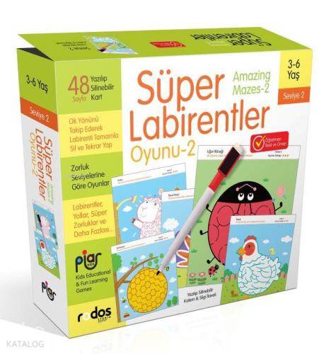 Süper Labirentler Seviye 2 3 6 Yaş