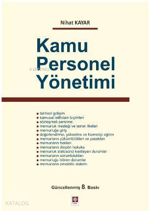 Kamu Personel Yönetimi Nihat Kayar 8 Baskı