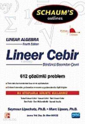 LİNEER CEBİR Linear Algebra Schaum 39 s