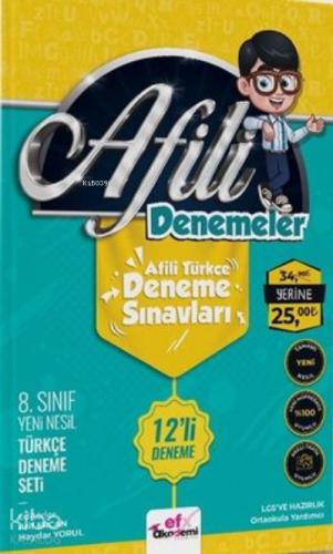 8 Sınıf Türkçe Afili Denemeler 12 li Deneme