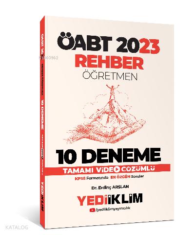 Yediiklim Yayınları 2024 ÖABT Rehberlik Tamamı Video Çözümlü 10 Deneme Sınavı