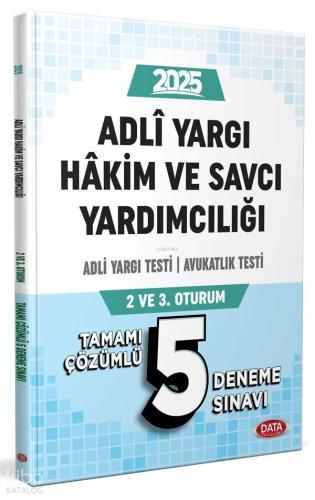 Adli Yargı Hakim ve Savcı Yardımcılığı Adli Yargı Avukatlık Testi 2 ve 3 Oturum Tamamı Çözümlü 5
