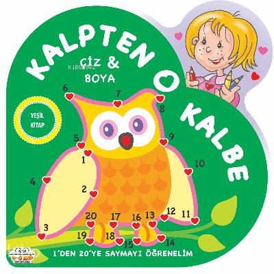 Yeşil Kitap Kalkpten Kalbe Çiz Boya